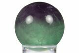 Colorful Banded Fluorite Sphere - China #319757-1